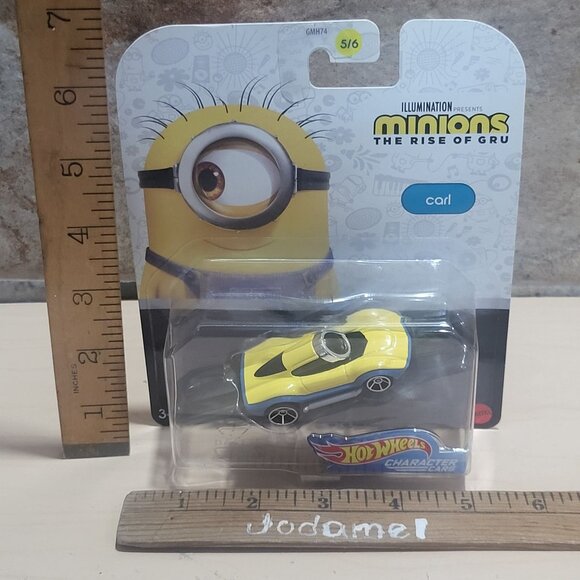 Hot Wheels Character Car Carl from Minions The Rise of Gru 2018 - Picture 8 of 9
